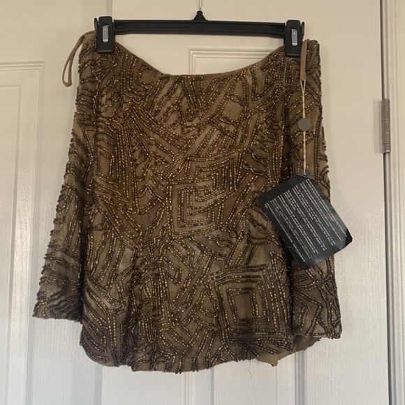 NWT Blue label Ralph Lauren beaded mini skirt. - Picture 2 of 6